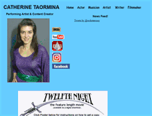 Tablet Screenshot of catherinetaormina.com